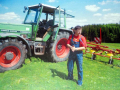 Студент Максим Герасимук на практике в фермерском хозяйстве в Германии (2011 г.)